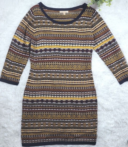 [366]NWOT Skies are Blue Size Hippie Boho Knit Dress - Picture 1 of 9